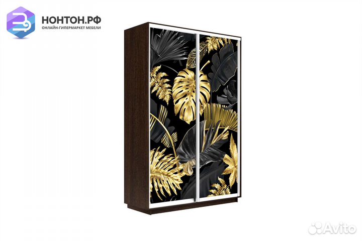 Шкаф-купе 2-х дверный Нонтон фото №1003 / венге