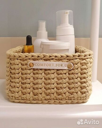 Вязание на заказ Корзины для хранения