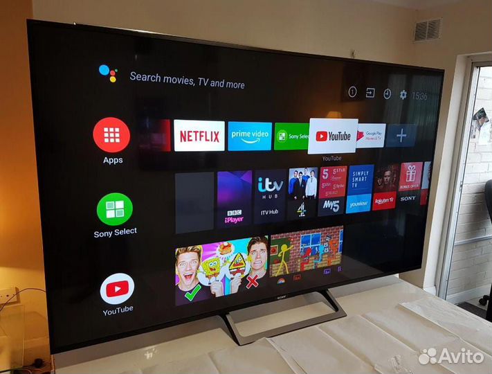 Телевизор Sony 4К KD-75XE8596