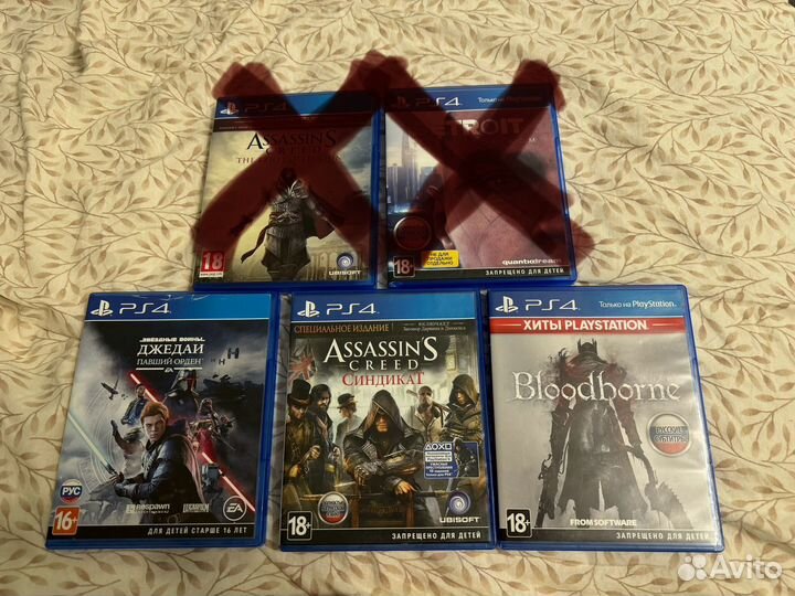 Игры PS4 (assassins creed Синдикат, Джедаи)