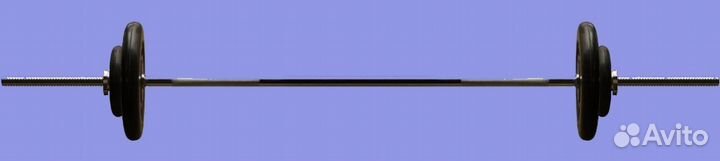 Штанга 28.5 кг для начинающего. Новая. Разборная