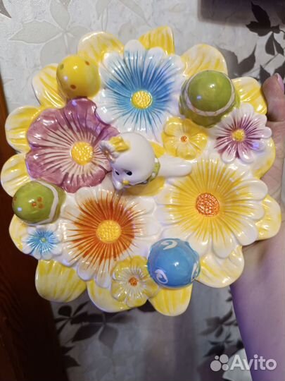 Тарелка пасхальная для яиц