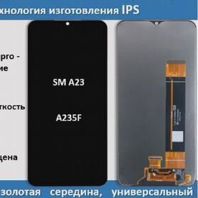 Дисплей для смартфона Samsung A23 (A235F), техноло