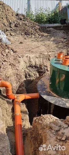 Установка канализации септик под ключ