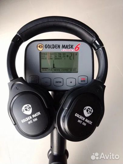 Металлоискатель Golden Mask6 три частоты5-15-30кГц