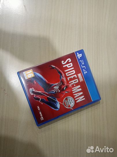 Диск на ps4 человек паук
