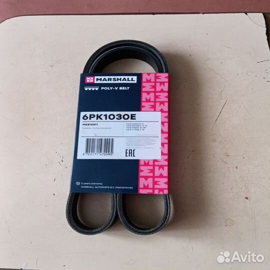 Ремень поликлиновый 6PK1030E