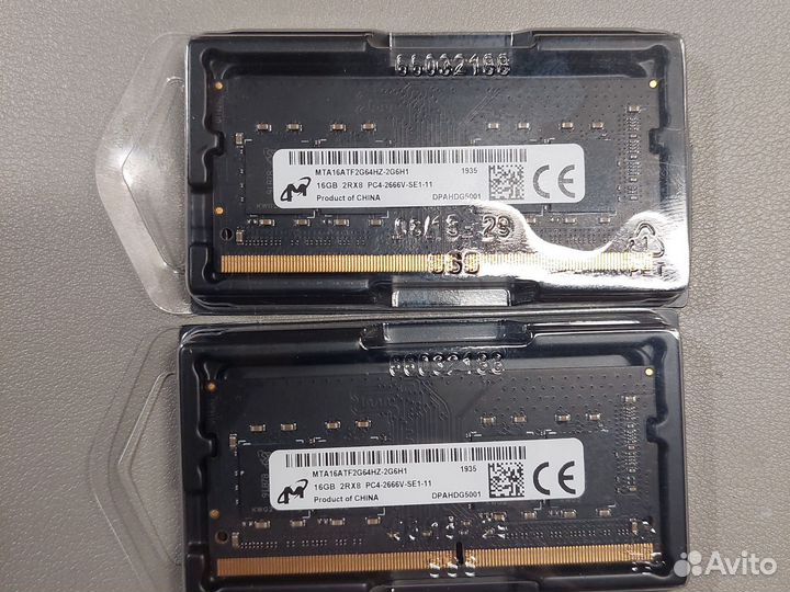 Sodimm ddr4 16gb 2666 Micron