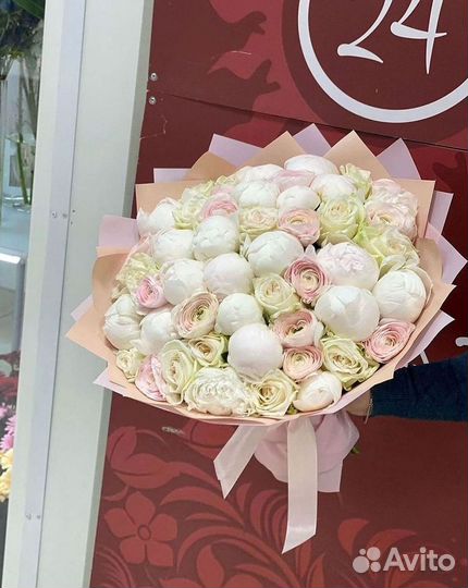 Пионы Букет пионов