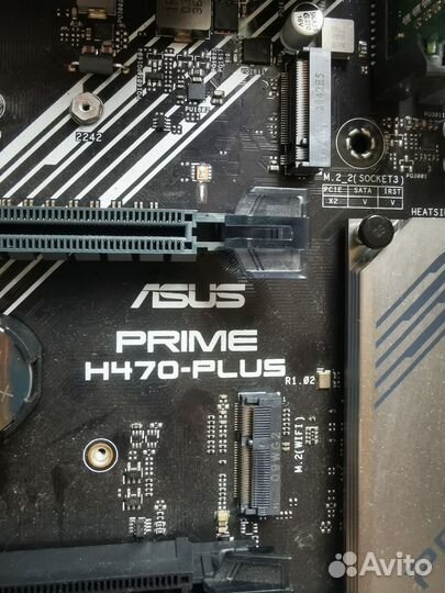 Материнская плата asus prime H470 pluse Lga 1200