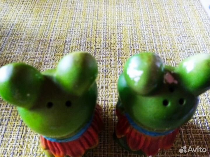 Солонка и перечница керамика