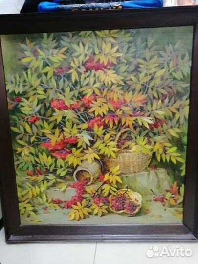 Картина маслом на холсте в раме