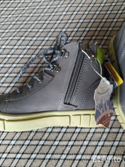 Ботинки демисезонные р.27 новые Котофей кожа