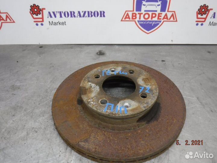 Тормозной диск передний правый Hyundai Getz G4ED