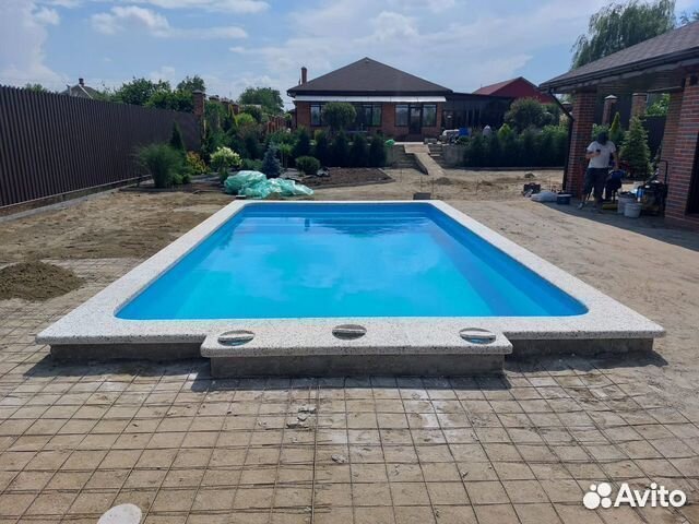 Полипропиленовый бассейн 8x3x1.5