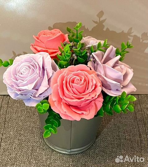 Букет из ароматического мыла