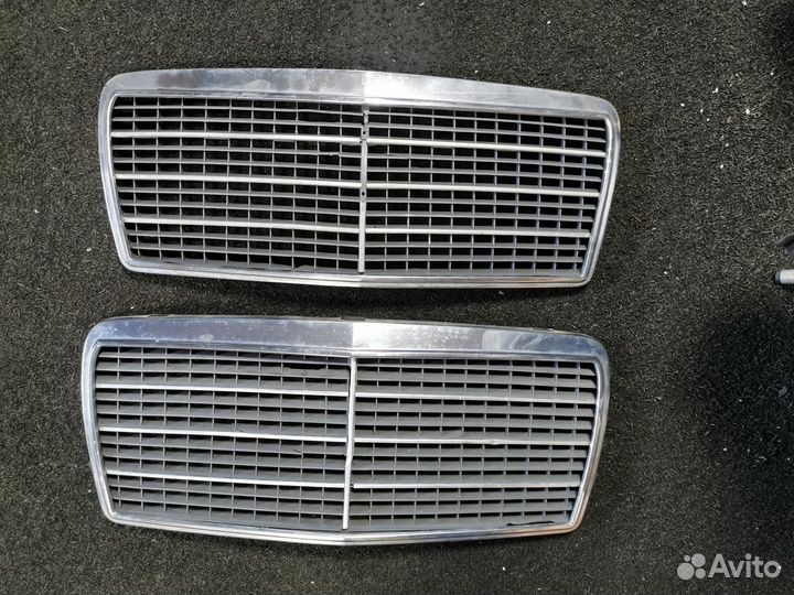 Решетка радиатора на Mercedes W124 рестайлинг