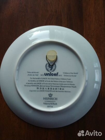 Тарелки Villeroy Boch. Дети Мира №3. Германия