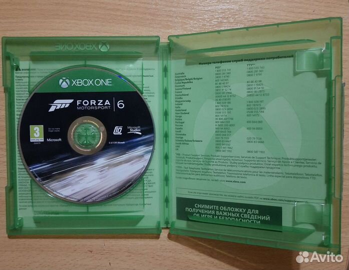 Диск с игрой Forza Motorsport 6 для Xbox One