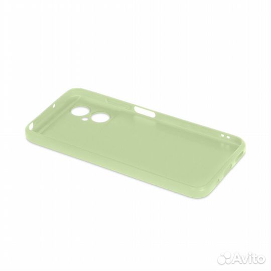 Силиконовый чехол для Poco M4 (5G) DF (light green