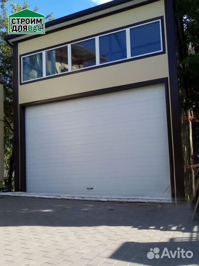 Гараж из сендвич панелей