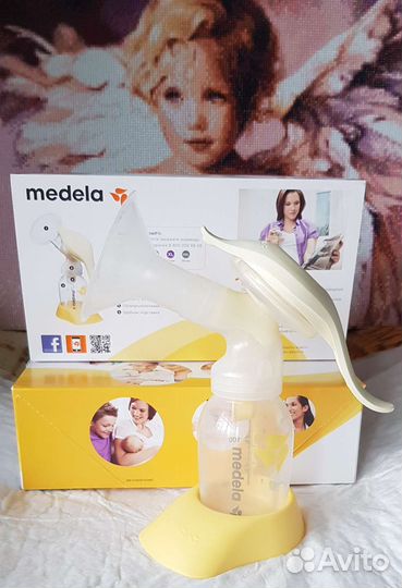 Молокоотсос medela harmony ручной 2х фазный