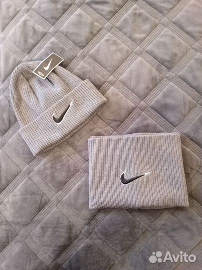 Шапка и снуд мужской