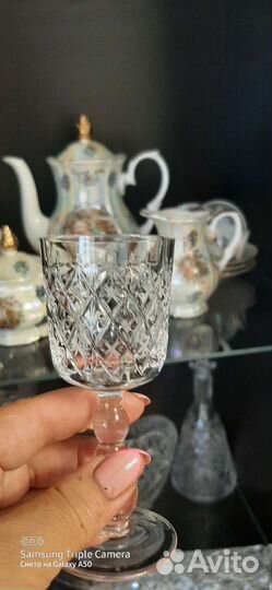 Хрустальные рюмки СССР