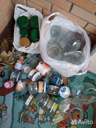 Банки стеклянные различной емкости за все