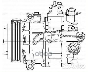 Компрессор кондиционера для а/м Land Rover Range