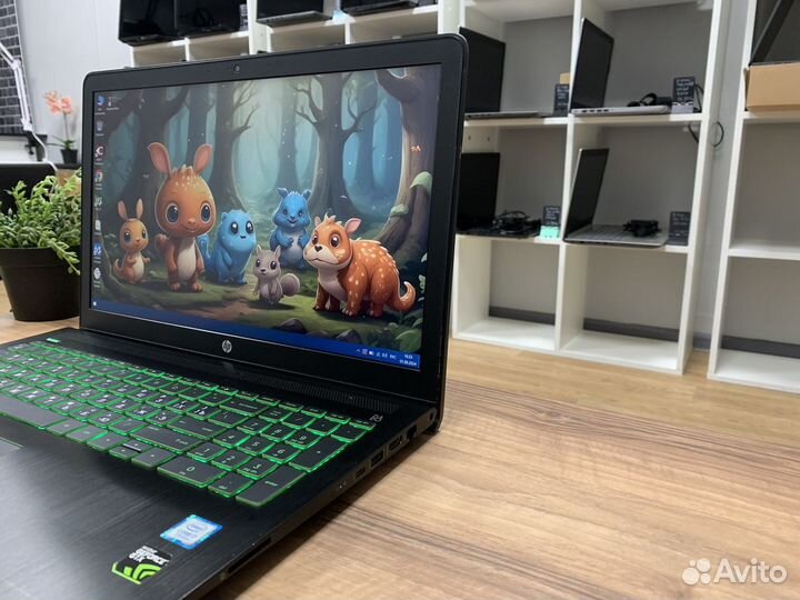 Игровой HP ноутбук i7/8gb/2видеокарты