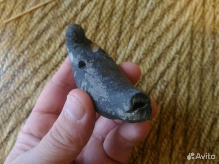 Свистулька старинная глининная