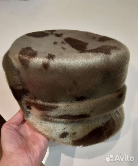 Норковая шапка мужская