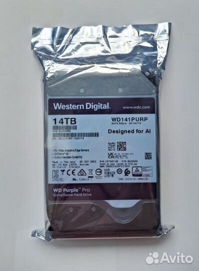 Western Digital Purple Pro WD141purp WD Новый