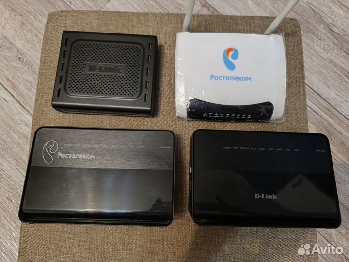 Wi-Fi роутеры D-Link, adsl2+, Ростелеком