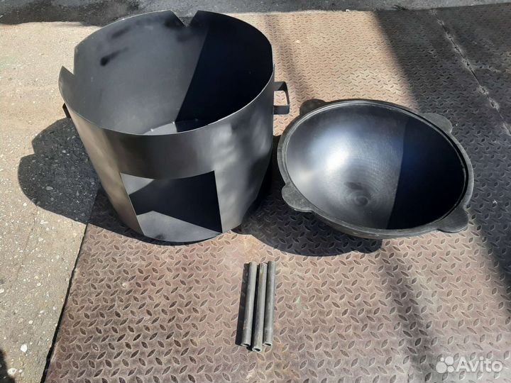 Комплект казан узбекский 16л + печь