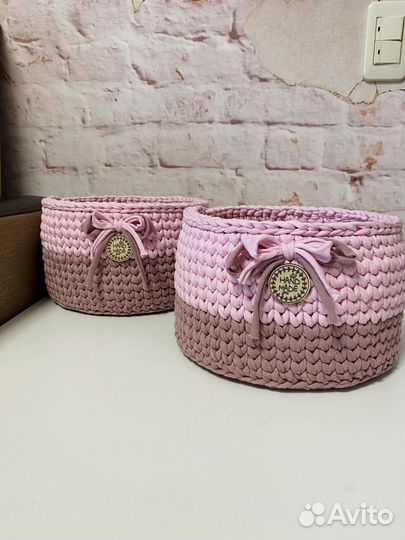 Корзина для хранения интерьерная