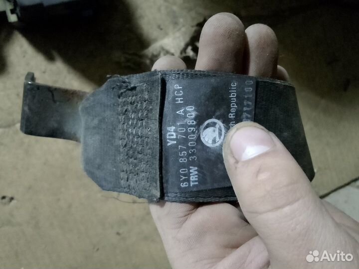 Ремень безопасности перед. лев/прав Skoda Fabia 6Y