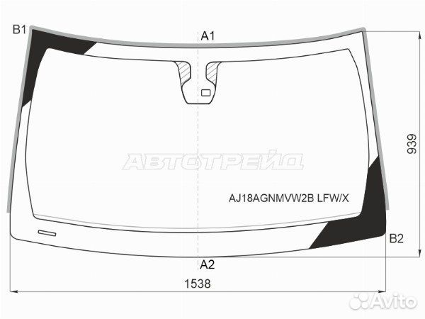 Стекло лобовое