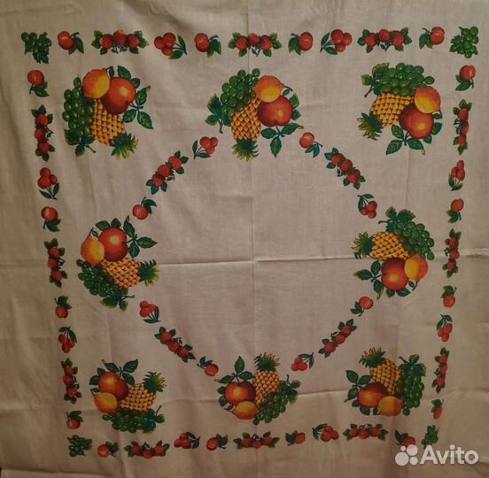 Скатерть лен СССР