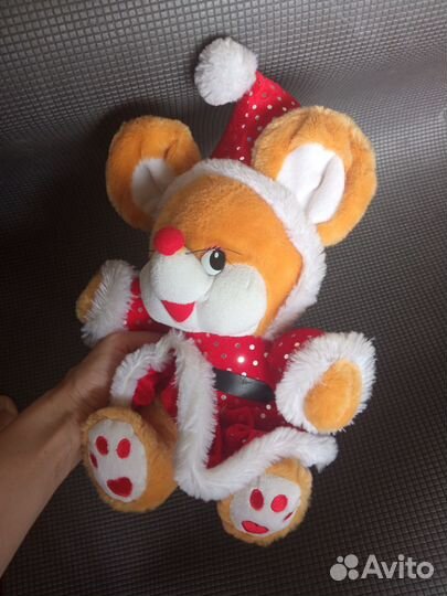 Мягкая игрушка Мышка с музыкой