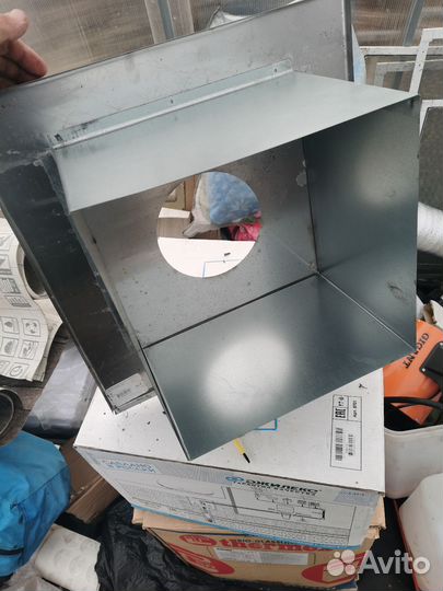 Потолочный проходной узел для трубы d1500мм