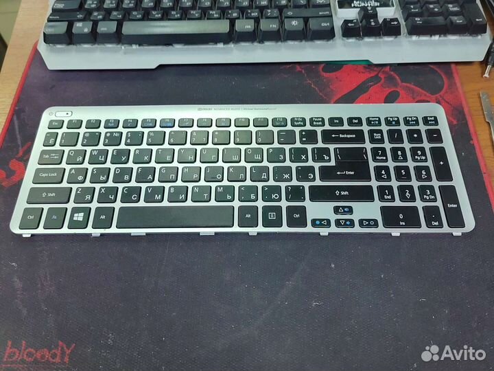 Клавиатура для Acer V5-531g с подсветкой в рамке