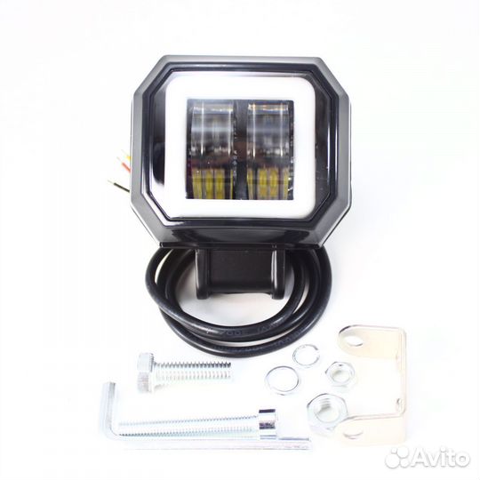 Фара светодиодная LED 20W квадратная дхо