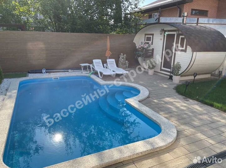 Бассейн 6х3х1,5 от производителя,ступени Премиум