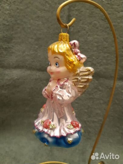 Ангел елочная игрушка Impuls, стекло