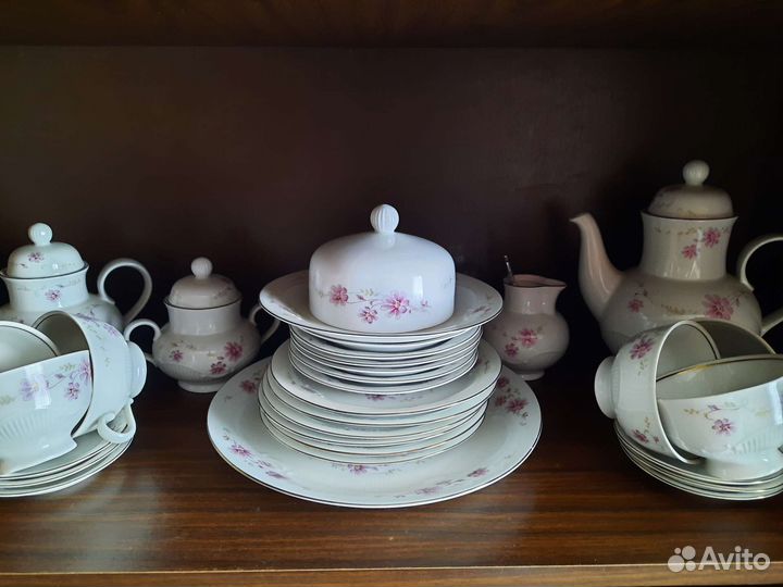 Фарфоровый чайный сервиз ГДР