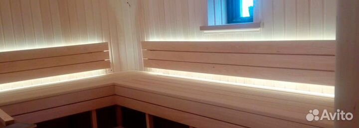 Освещение для бани. Лента диодная, светильники