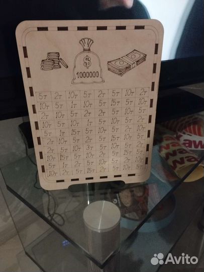 Копилка деревянная