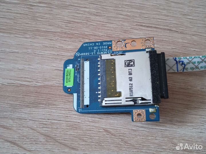 Плата картридера Acer 5552G